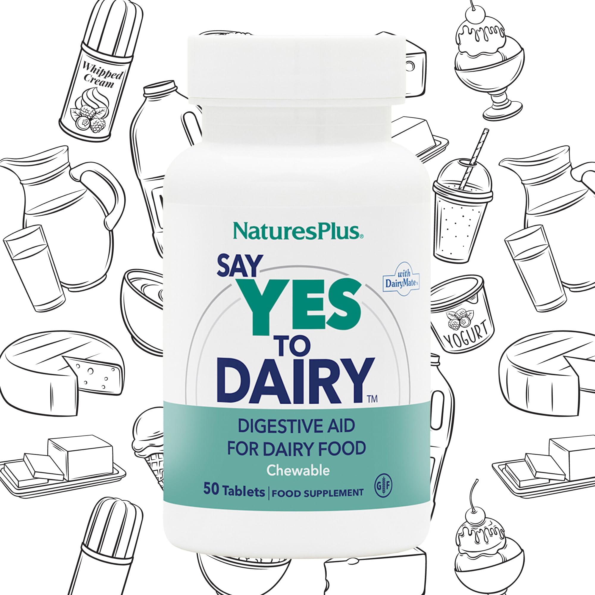 Gluten-free lactase enzyme supplement