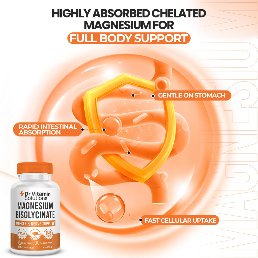 Gluten-free magnesium glycinate capsules