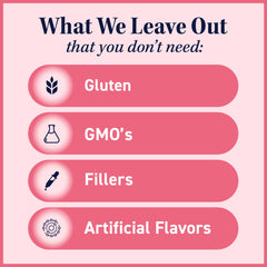 Gluten-free, non-GMO, and soy-free supplement