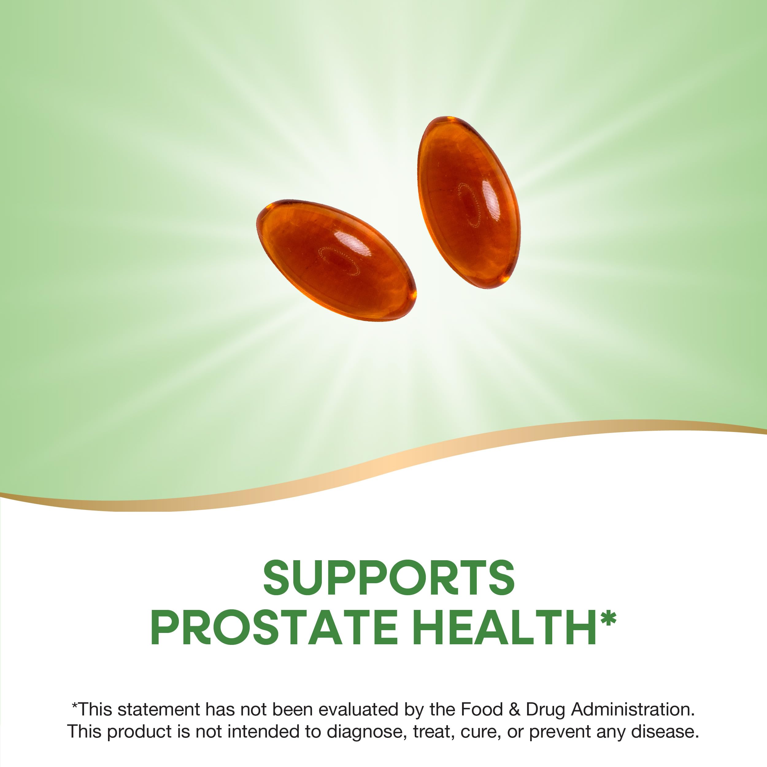Gluten-free saw palmetto softgel capsules