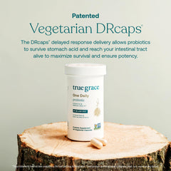 Gluten-free and soy-free label on bottle