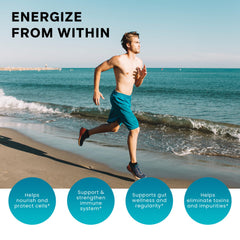 Gluten-free and soy-free sea moss capsules