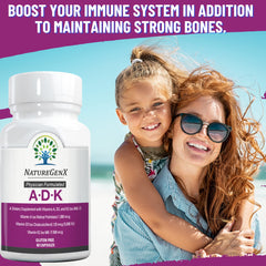 Gluten-free label on NatureGenX ADK packaging
