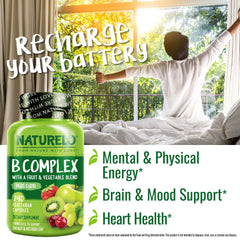 Gluten-free, vegan-friendly B Complex label