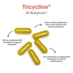 Gluten-free vegetarian capsules of Tricycline