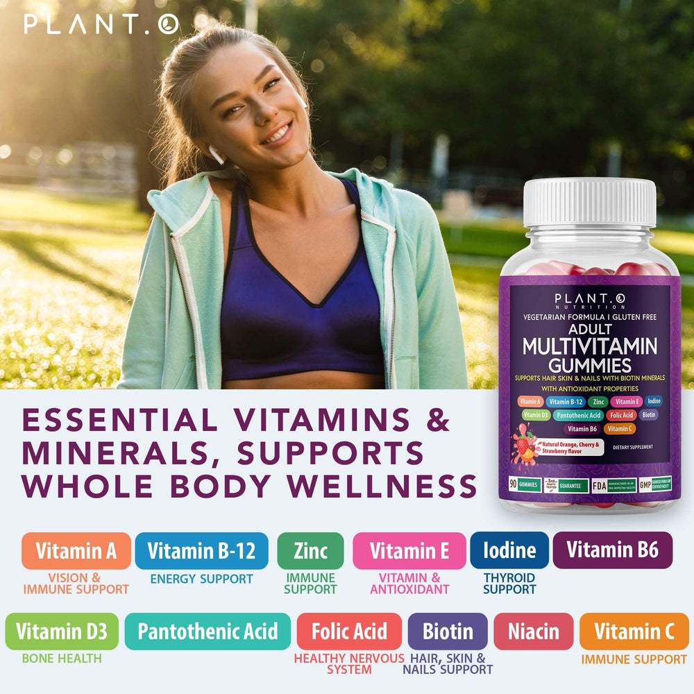 Gluten-free vegetarian multivitamin gummies