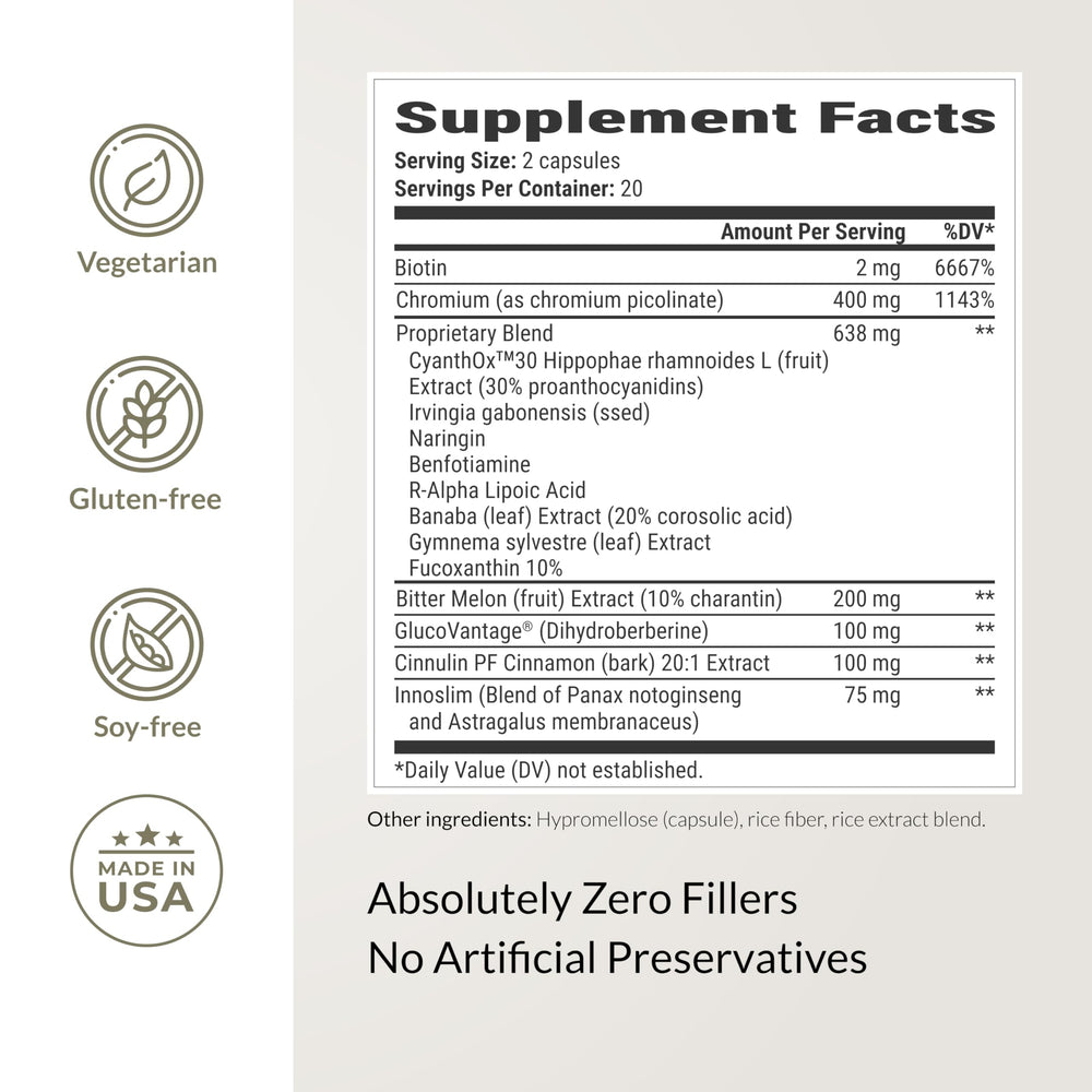 Gluten-free, soy-free, dairy-free berberine packaging