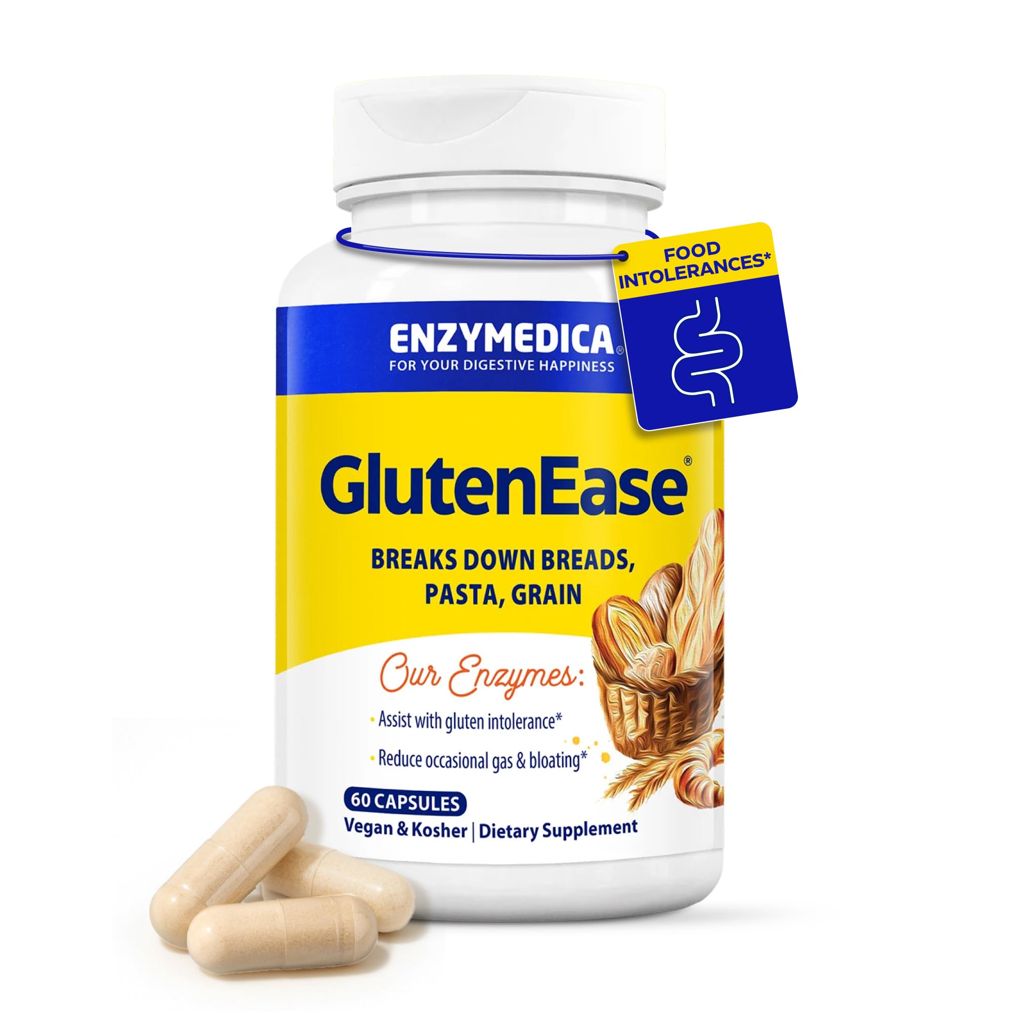 GlutenEase bottle front view