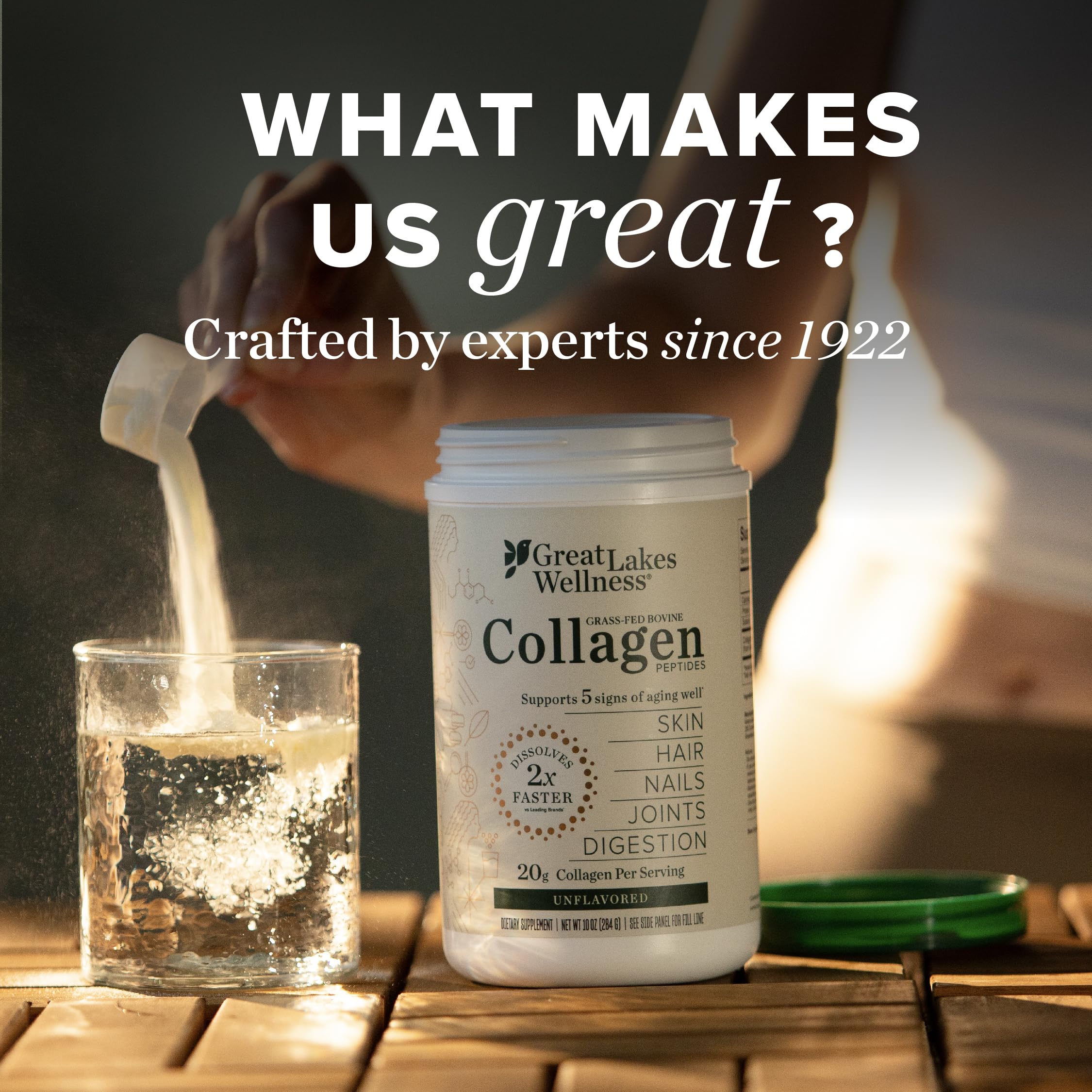 Product packaging showing Great Lakes Wellness branding