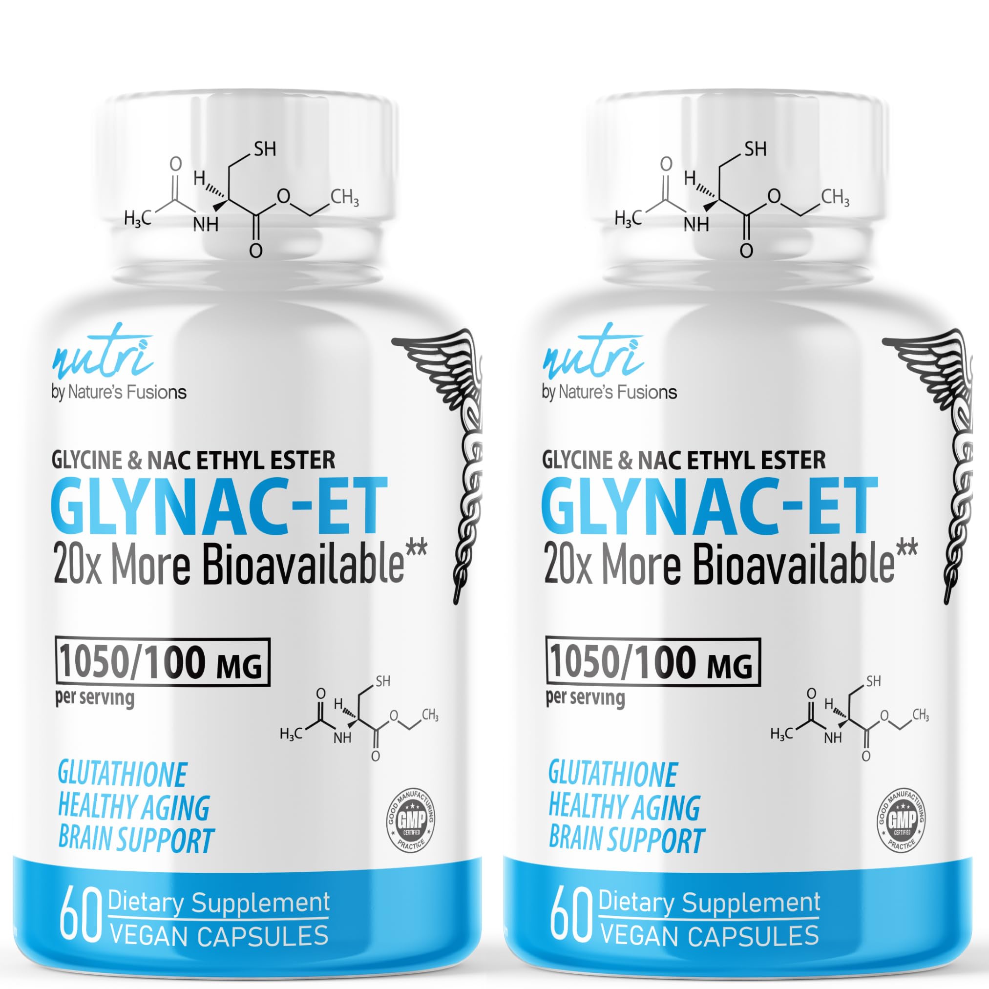 GlyNAC-ET NAC supplement 2-pack bottle hero image
