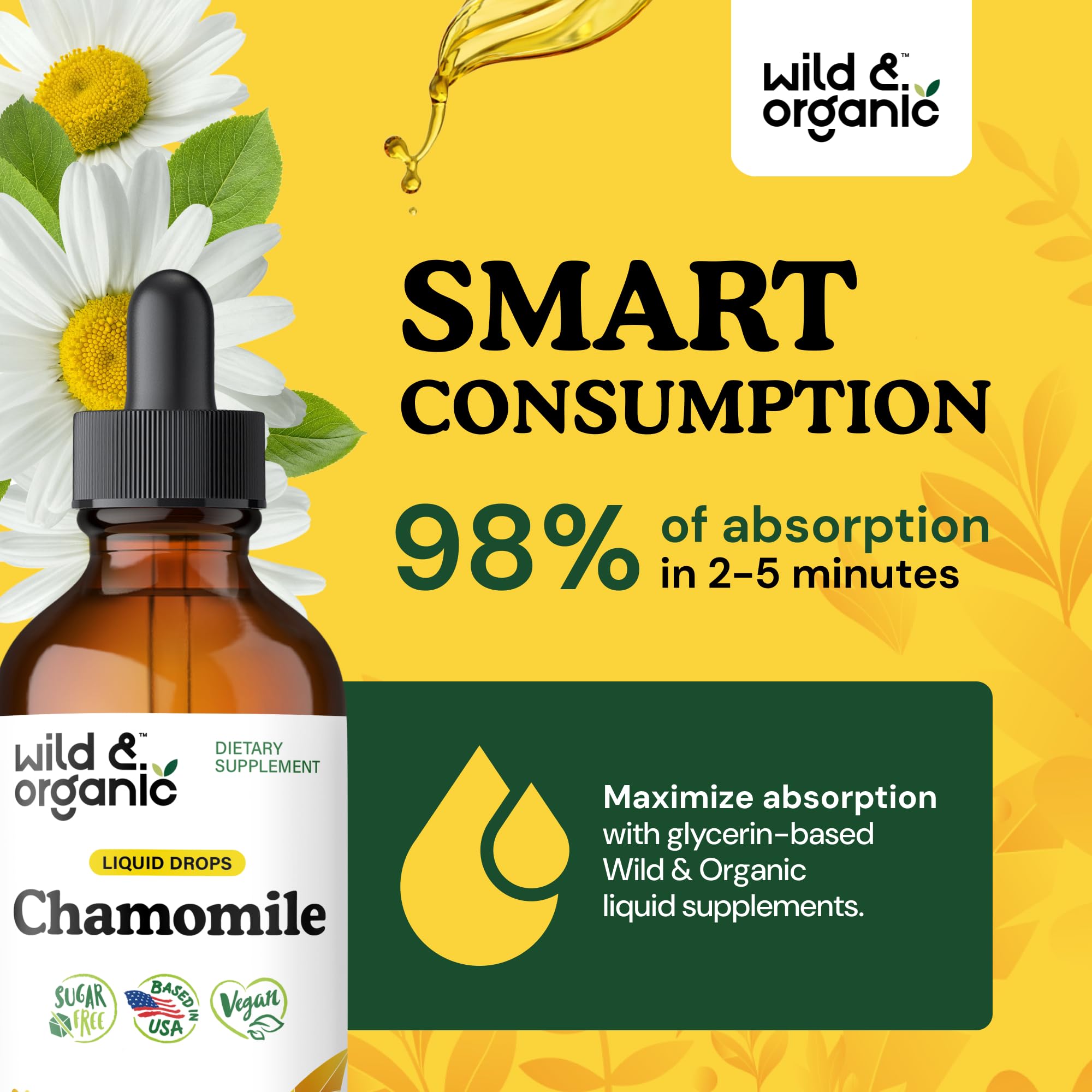 Glycerin-based chamomile tincture ingredients