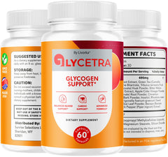 Glycetra Capsules bottle side view