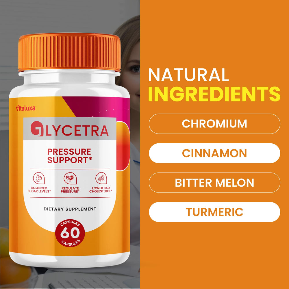 Glycetra Blood Support label on bottle