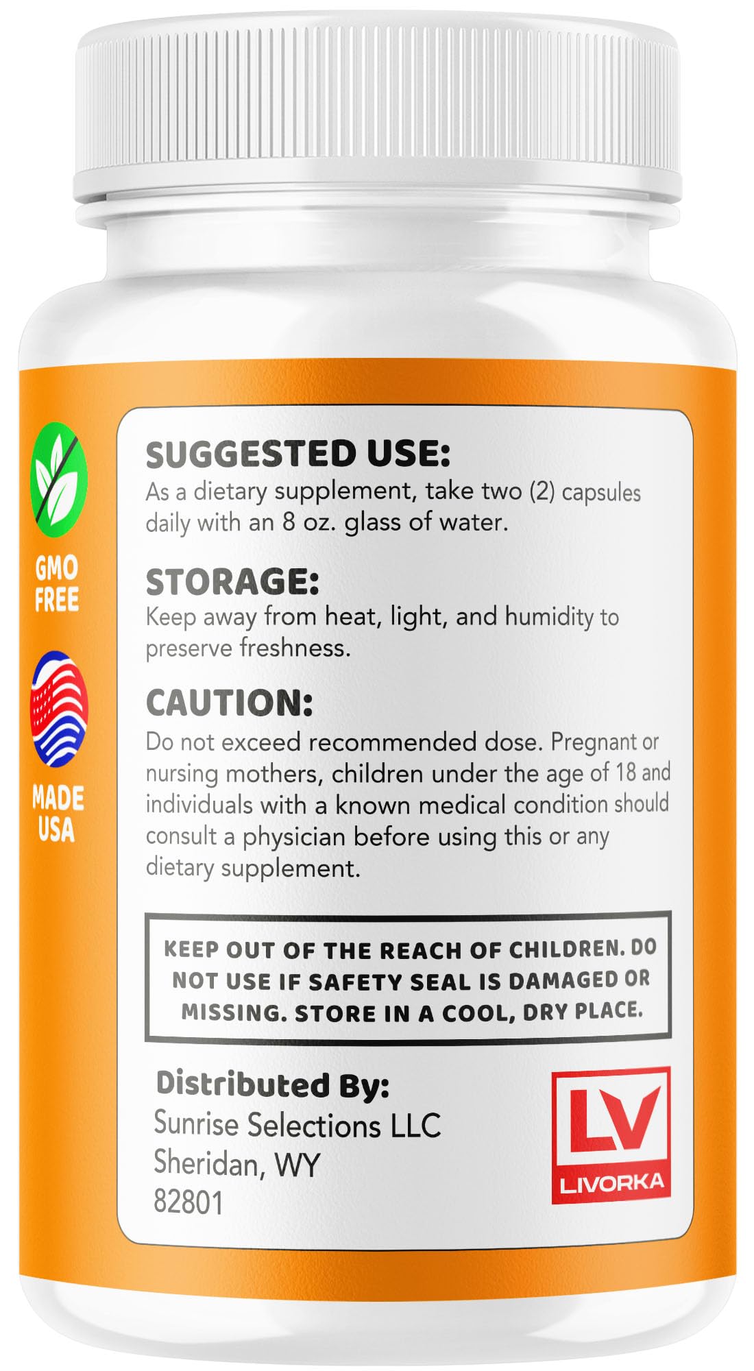 Glycetra Capsules bottle with cap