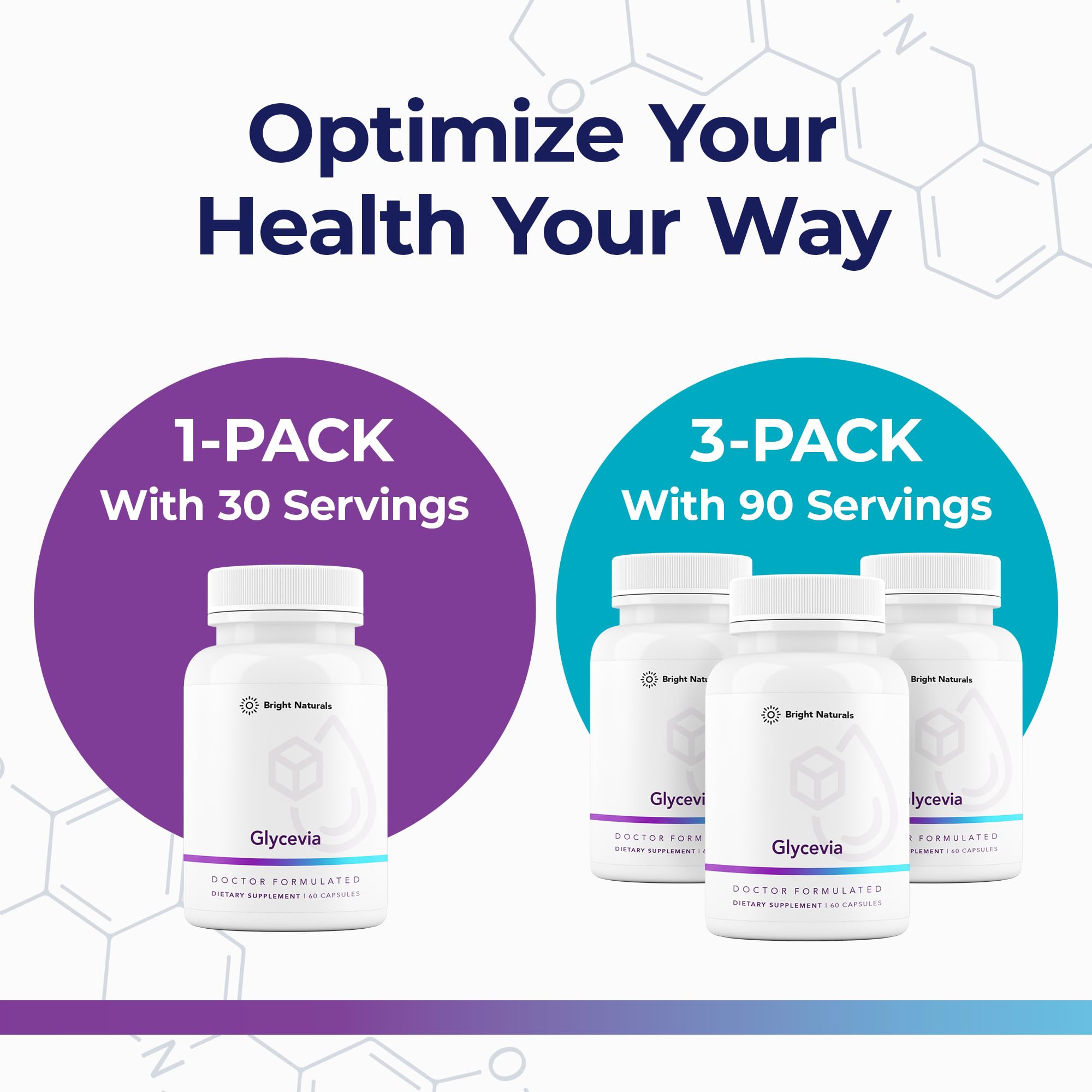 Bright Naturals Glycevia packaging and outer box