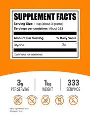 Glycine powder 3g serving size