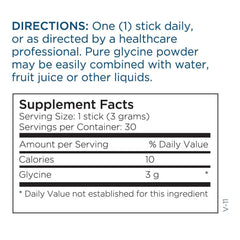 Glycine purity and quality label