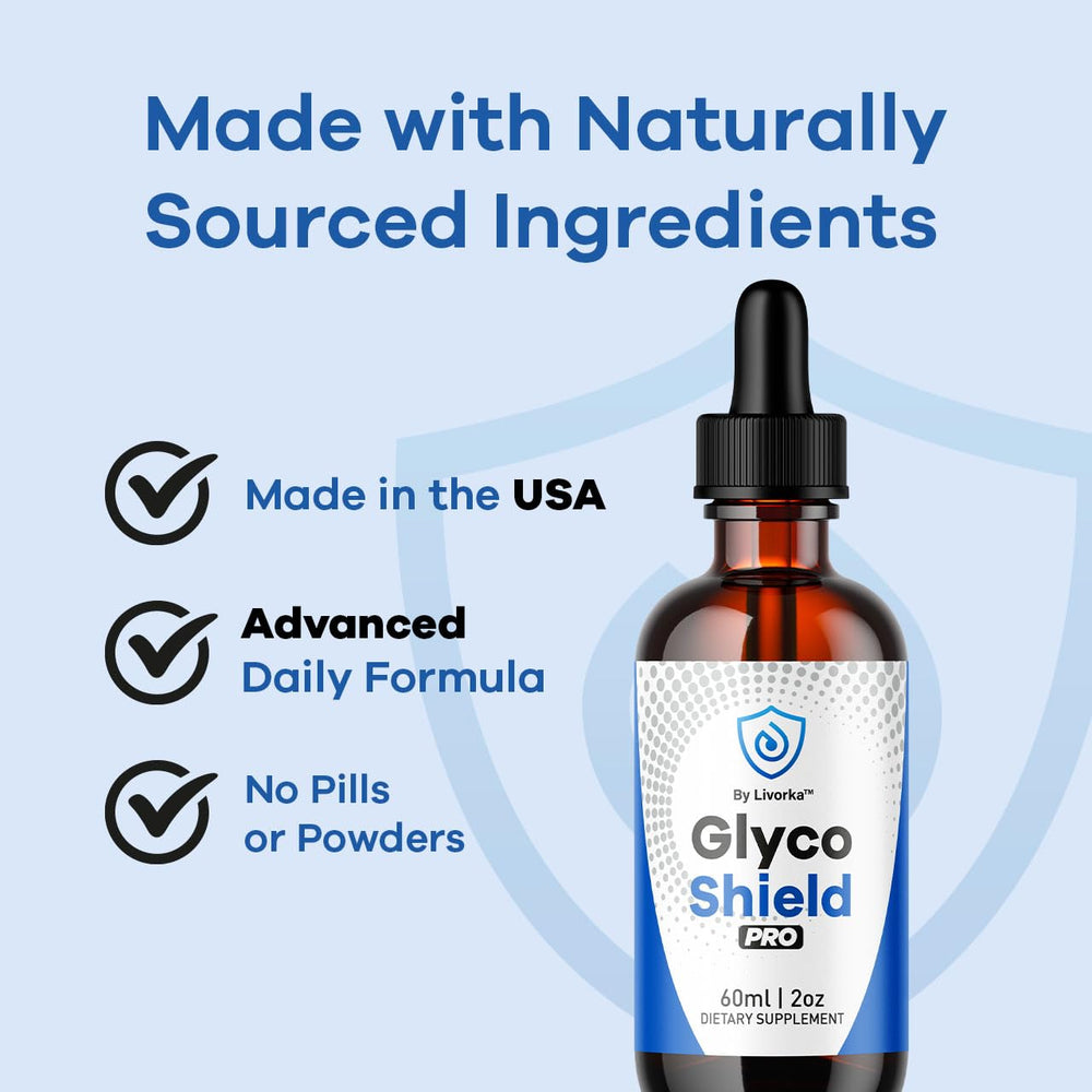 Recommended usage for Glyco Shield Drops