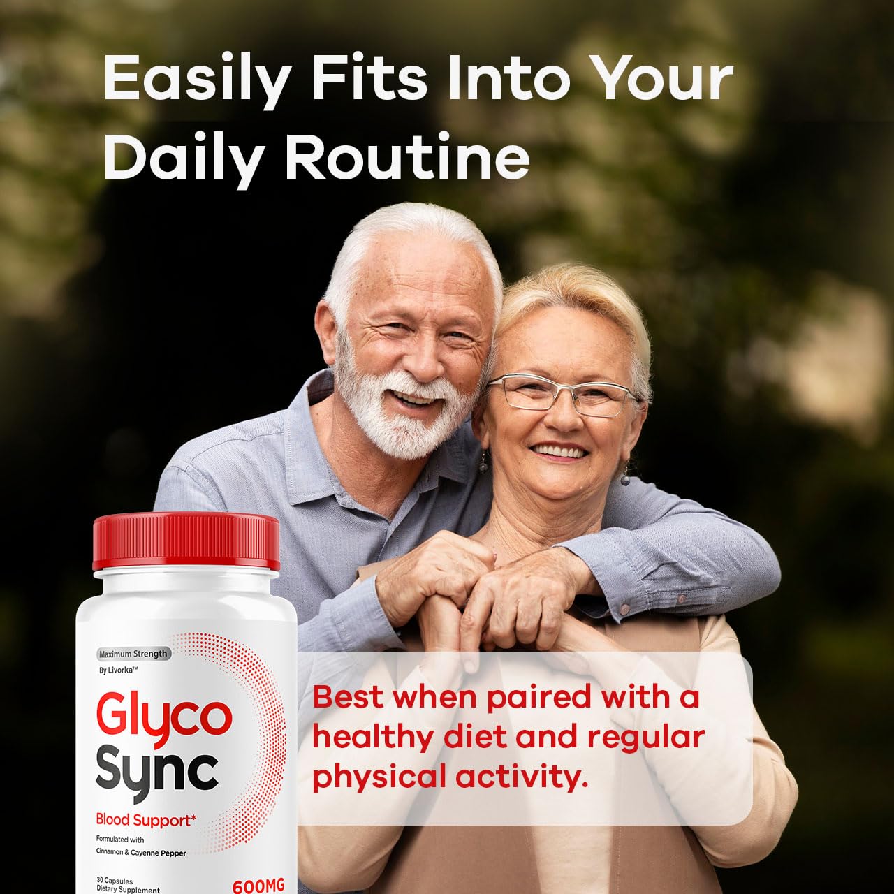 Glyco Sync capsules symbolizing energy and immune support