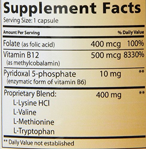 Back view of Glycotrol bottle displaying ingredients