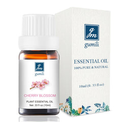 GM Gumili Cherry Blossom Fragrance Oil in 10ml amber glass bottle