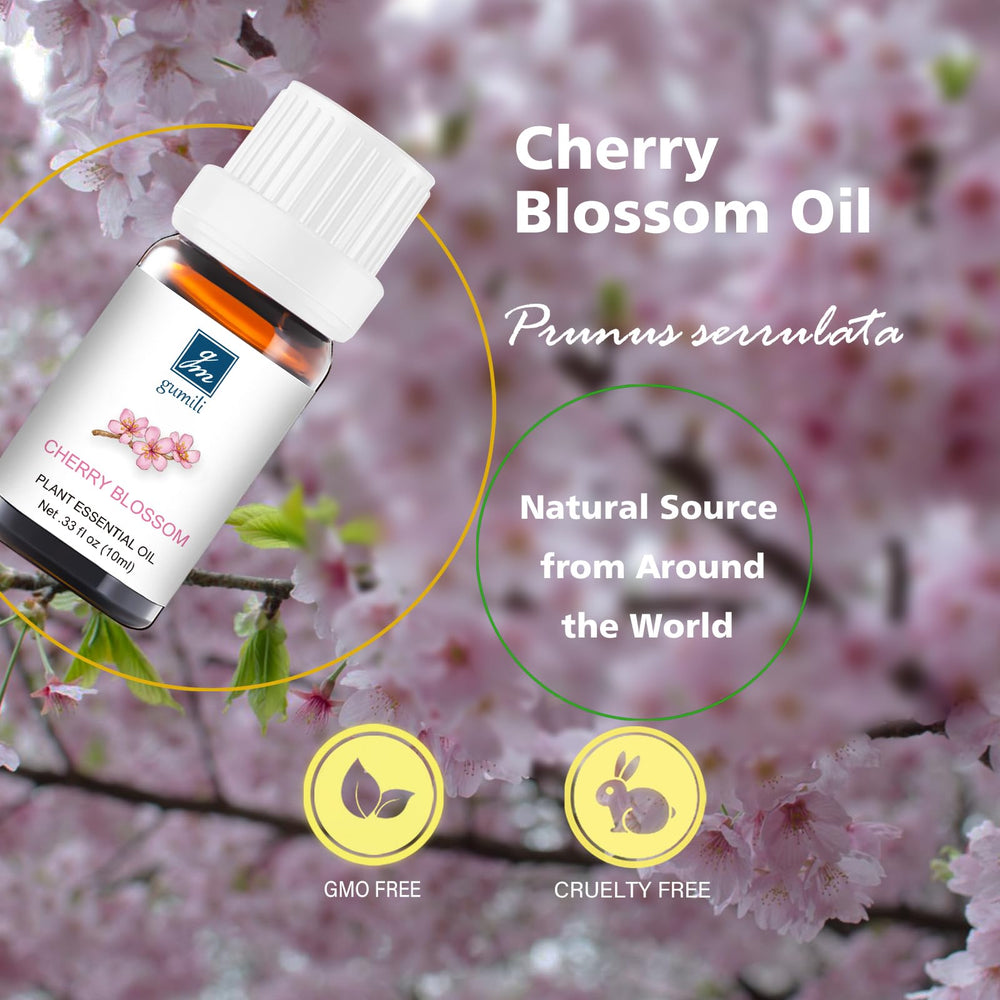 Packaging box and Cherry Blossom Fragrance Oil bottle