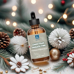 Diffuser bottle of Christmas Wreath Pine fragrance oil