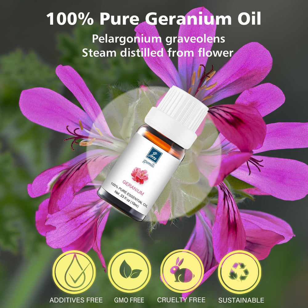 Geranium essential oil for diffuser ambiance