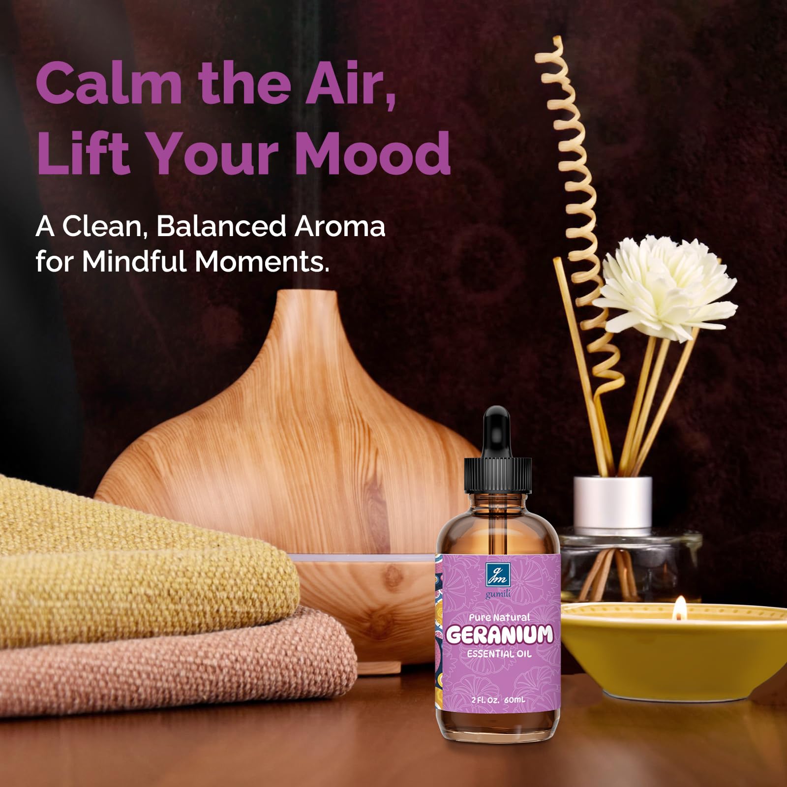 GM Gumili Geranium essential oil ideal for soap making