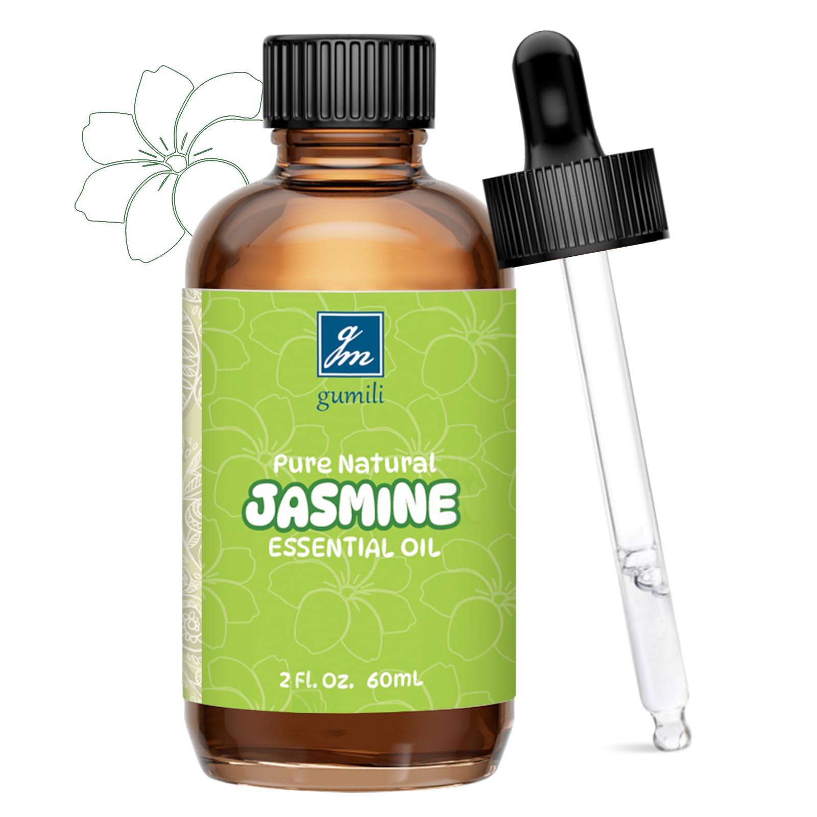 GM Gumili Jasmine Essential Oil 2oz bottle