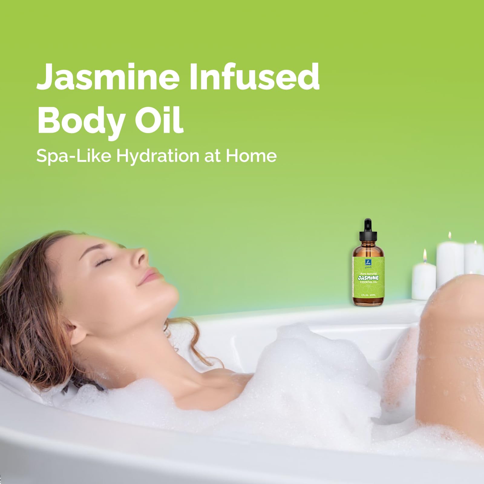 Jasmine essential oil for hair care and scalp