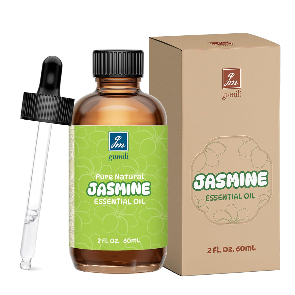 Jasmine oil bottle label and information