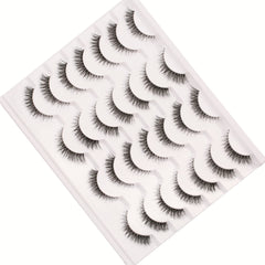 Gmagictobo vegan, cruelty-free lashes in a 14-pair pack for versatile styling