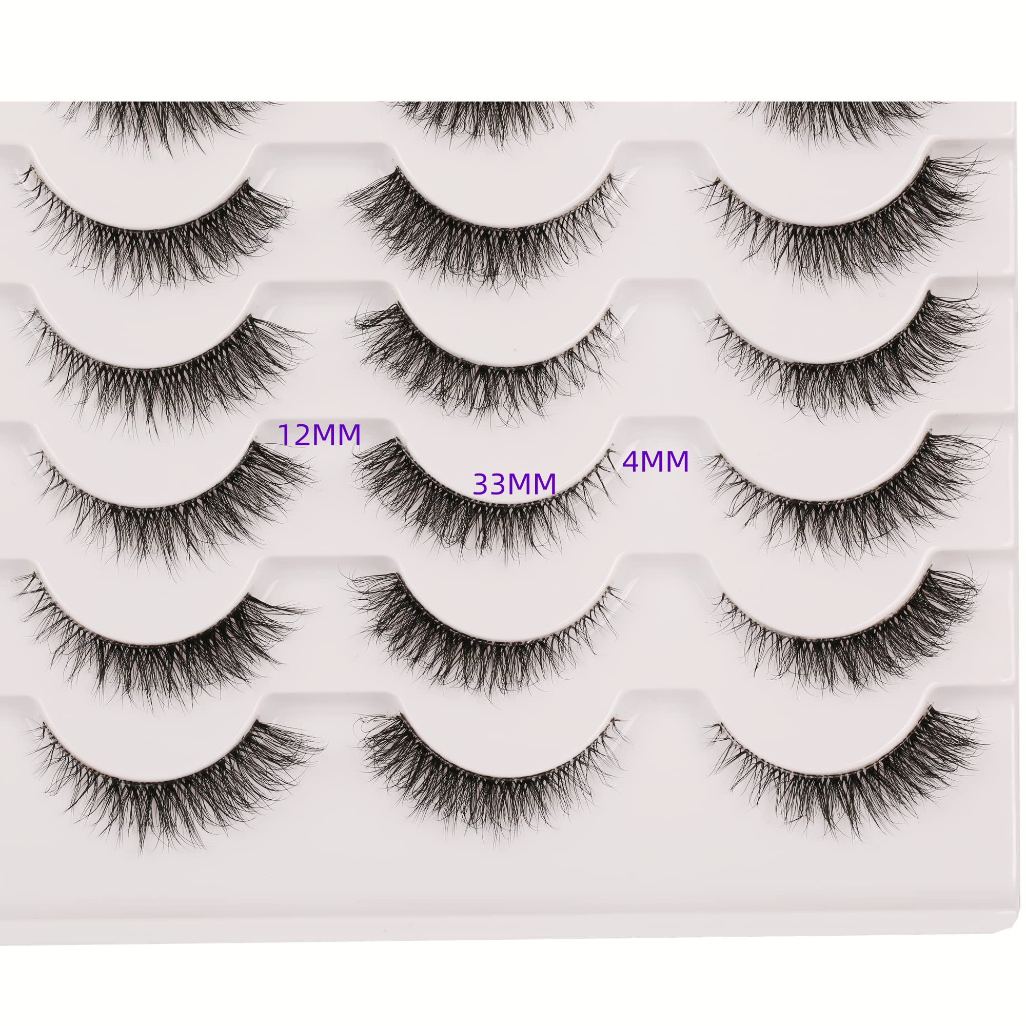 Gmagictobo wispy outer-corner lashes for a subtle cat-eye and light 3D fullness