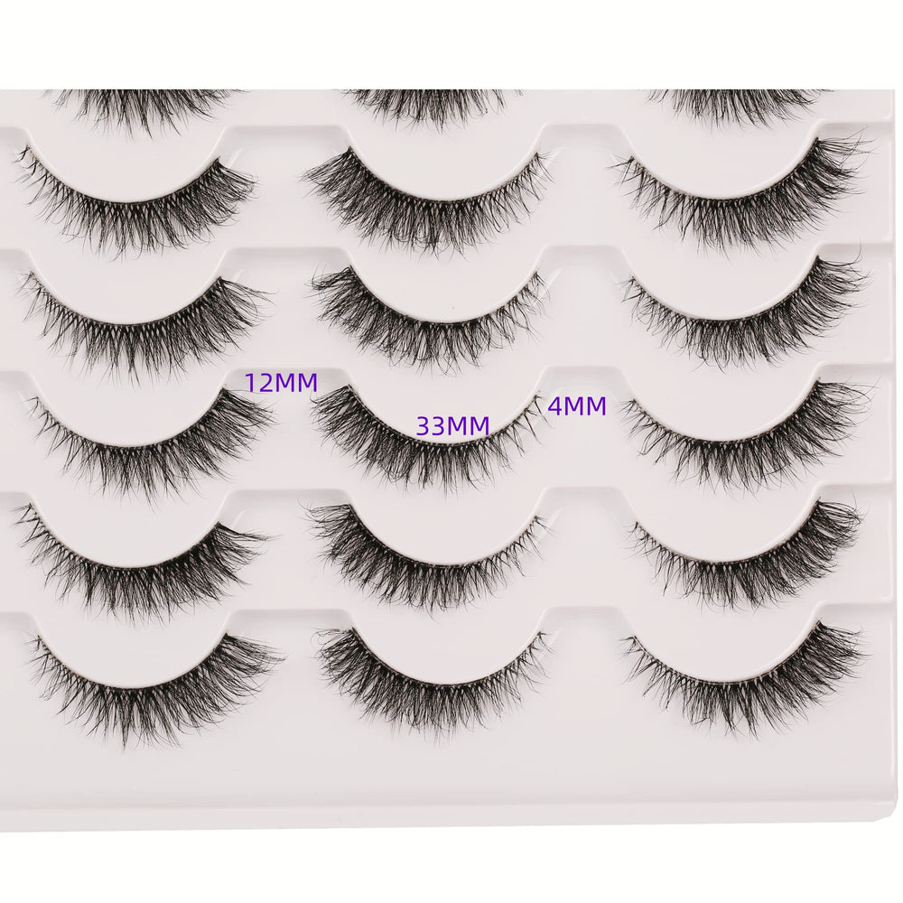 Gmagictobo wispy outer-corner lashes for a subtle cat-eye and light 3D fullness
