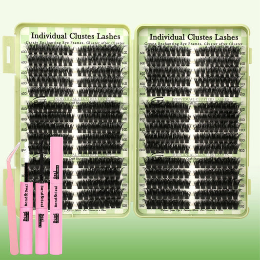 Gmagictobo Lash Clusters Kit shows cat eye design for dramatic, customizable daily looks.