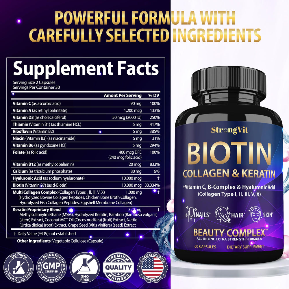 GMO-free and gluten-free label on bottle