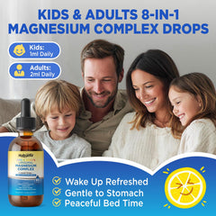 GMP-certified magnesium glycinate-citrate-malate drops