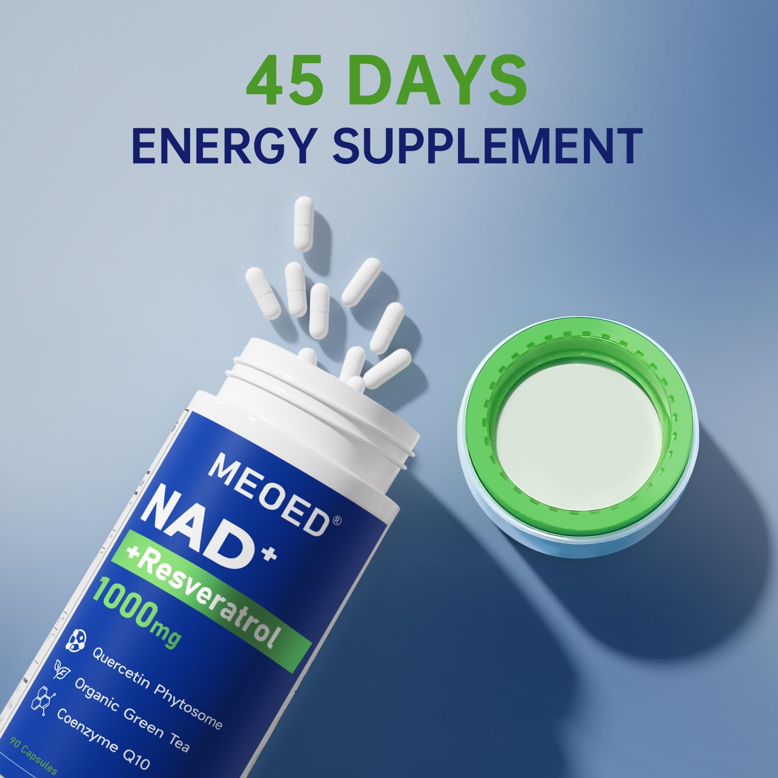 GMP-certified NAD+ supplement packaging