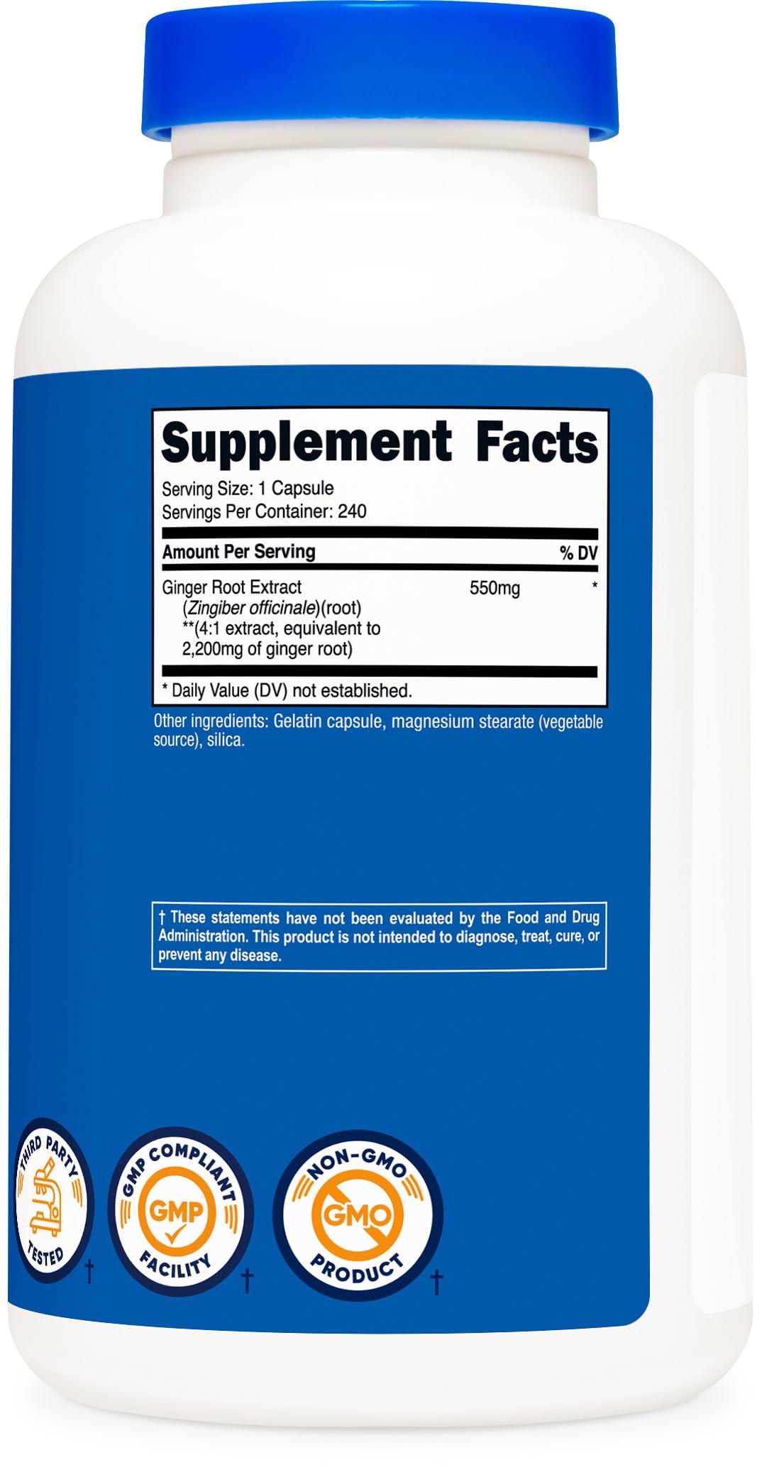 GMP compliant and FDA registered facility sign