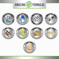GMP manufacturing standards reference on bottle