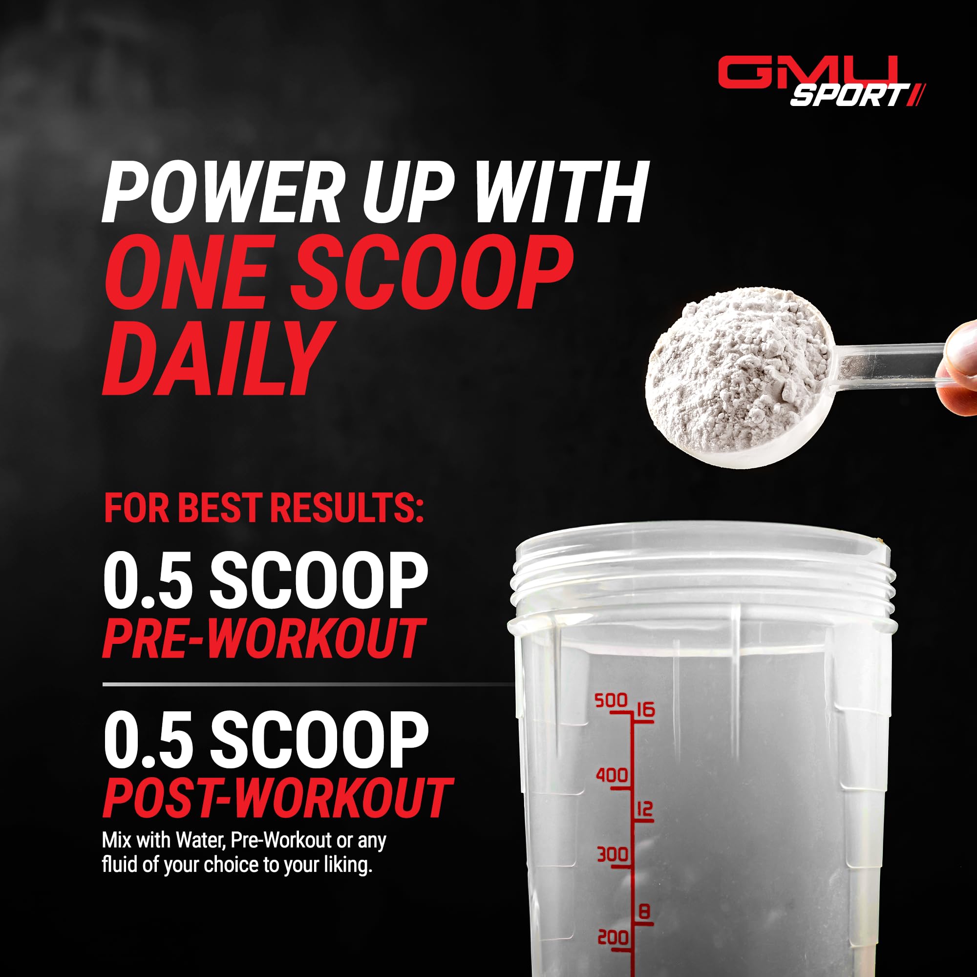 5g Creatine Monohydrate per serving illustration