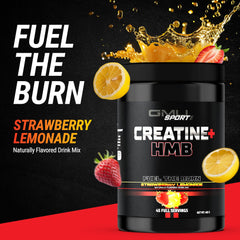 Strawberry Lemonade flavor imagery for GMU SPORT Creatine 2.0
