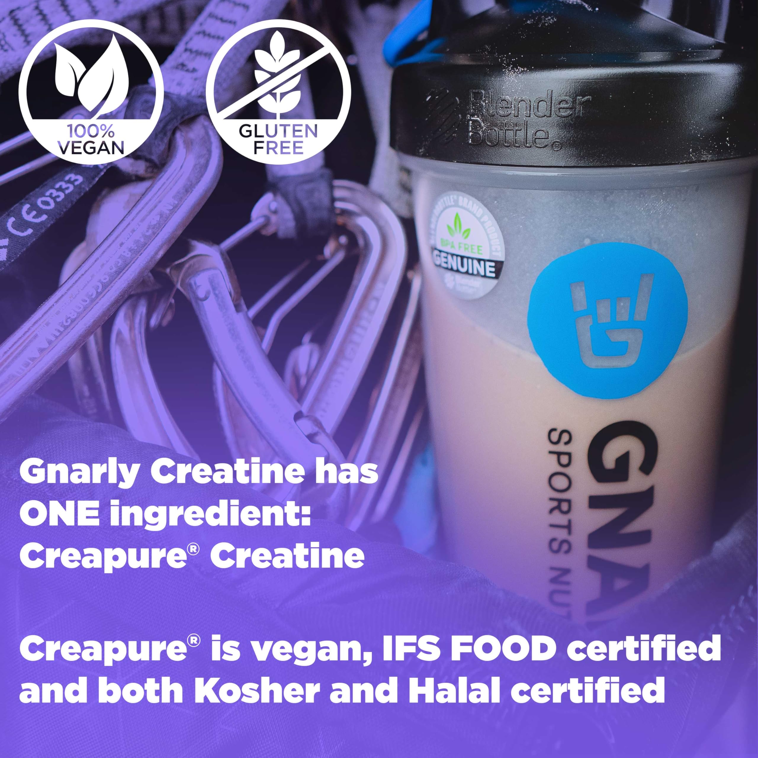 Scoop of Gnarly Creatine Powder