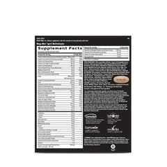 GNC AMP bottle label featuring nitric oxide and caffeine ingredients