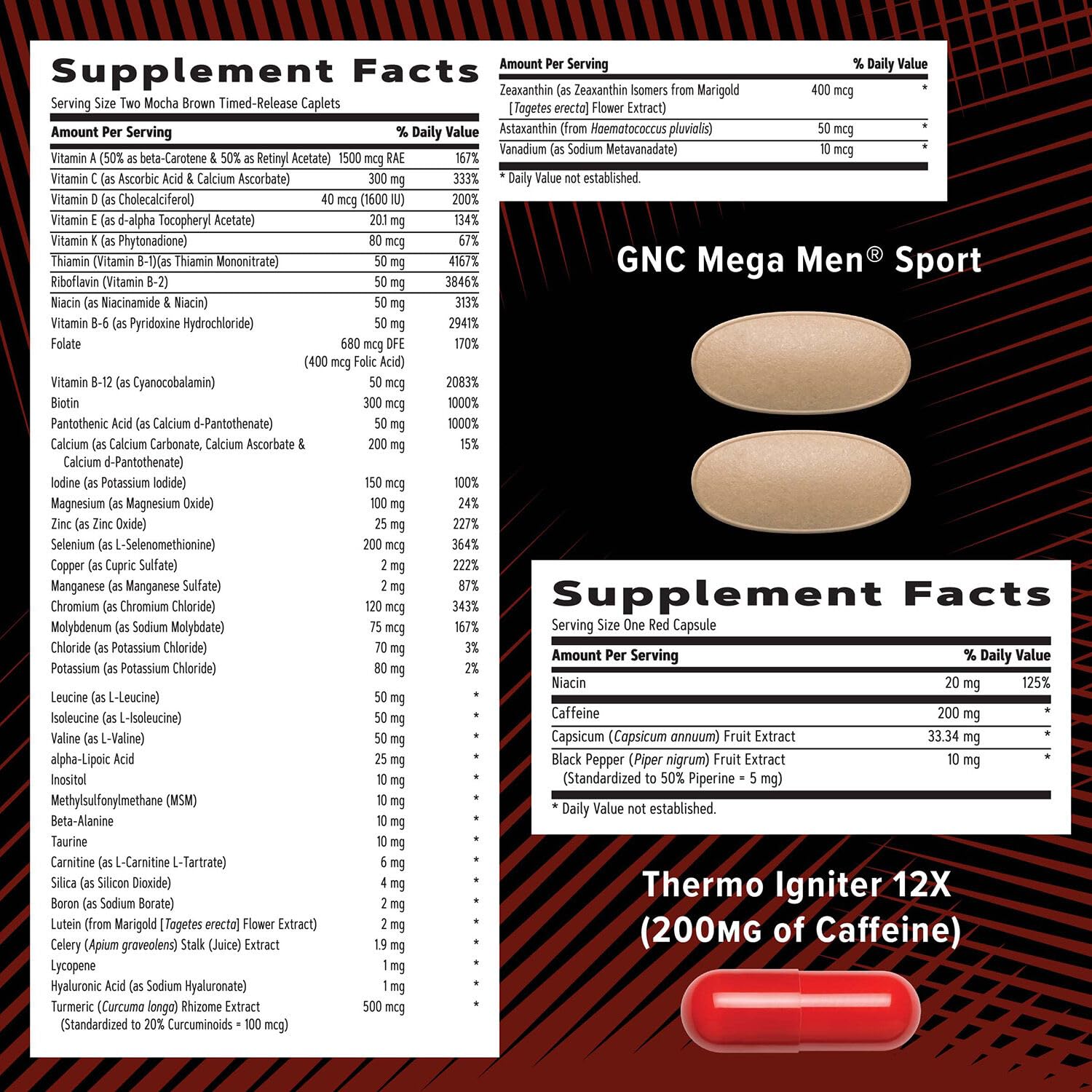 Athlete opening a bottle of GNC AMP Vitapak with workout gear nearby.