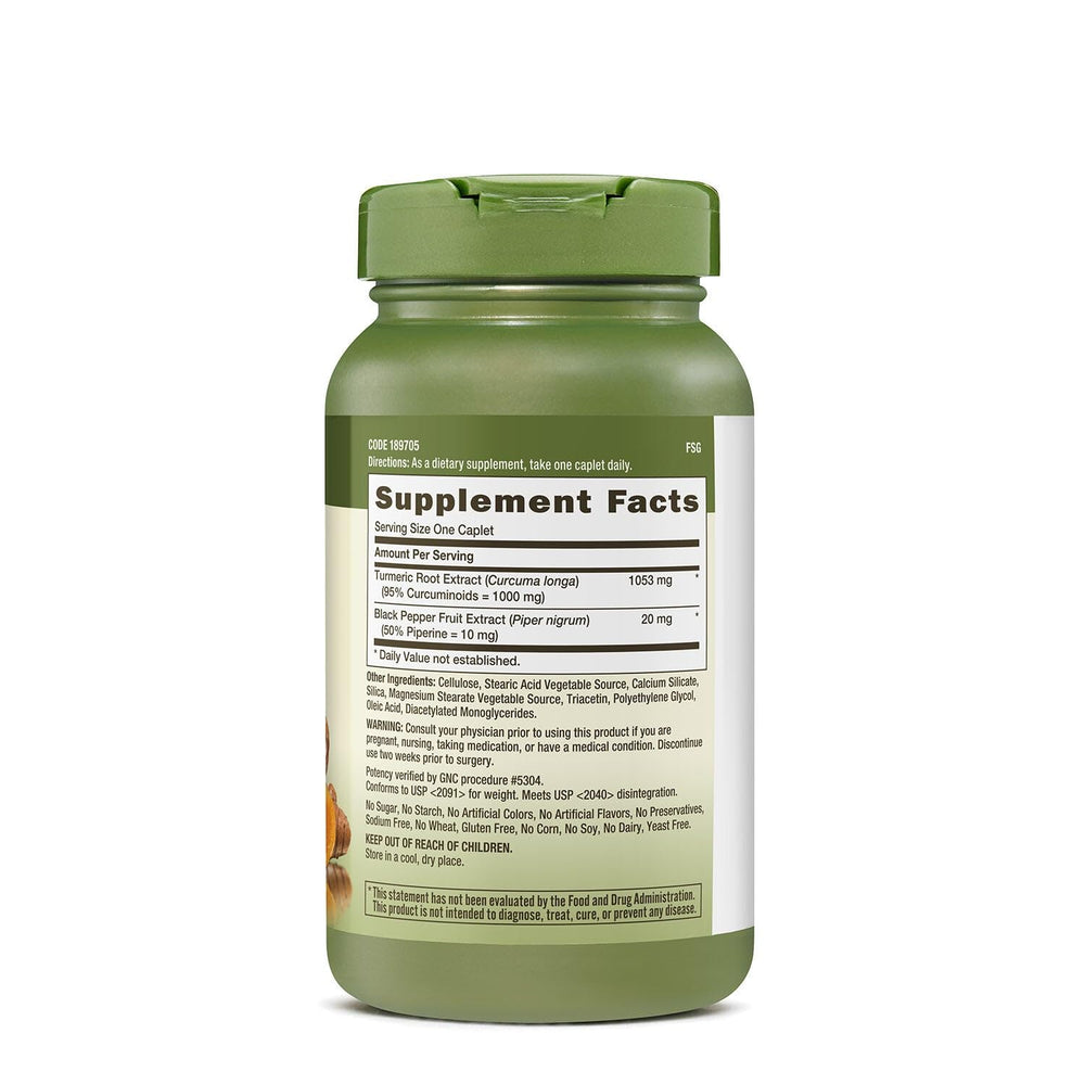 Turmeric curcumin capsules – 1000mg per serving