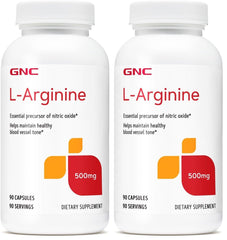 GNC L Arginine 500mg supplement pack of 2 – hero image