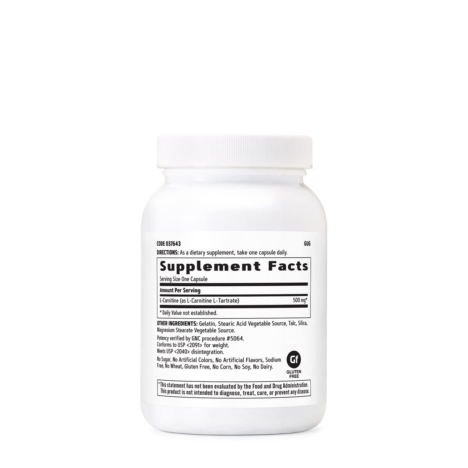 L-Carnitine capsules close-up
