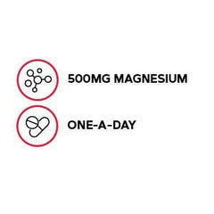 Two GNC Magnesium 500mg bottles in Pack of 2